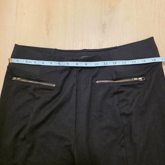 ModCloth Black Stretchy Skinny Elastic Waist Pull On Sleek Dress Pants Size 1X - Picture 5 of 8